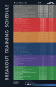AFITC 2021 Breakout Training Schedule
