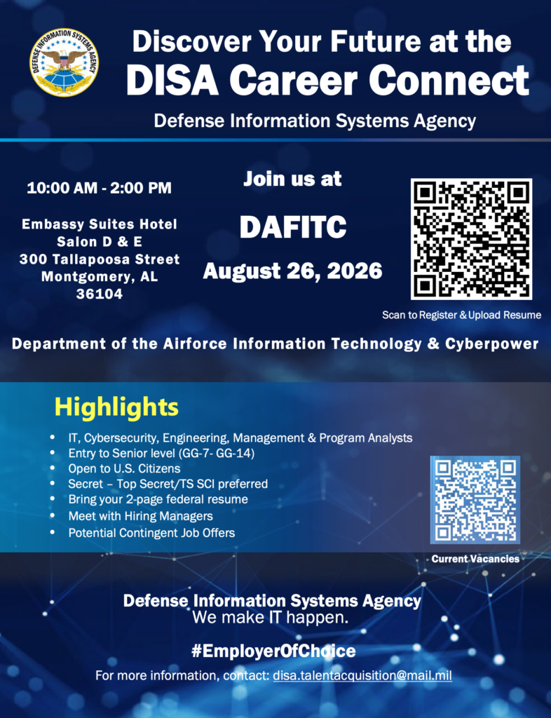 DISA Career Connect 2026 DISA Career Connect 2026